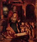 Master of Ab Monogram The Birth of Jesus oil painting